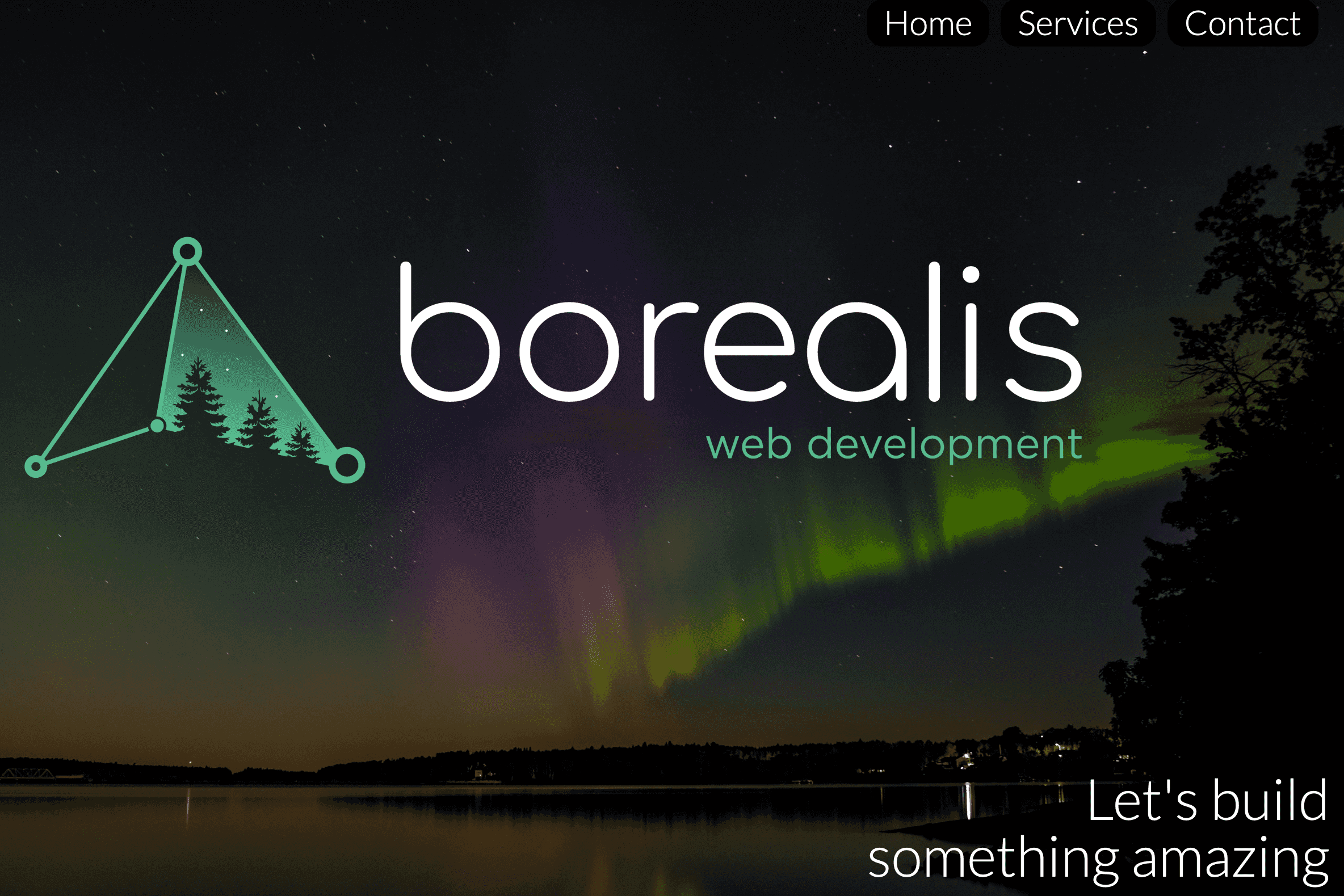 Borealis Web Development website